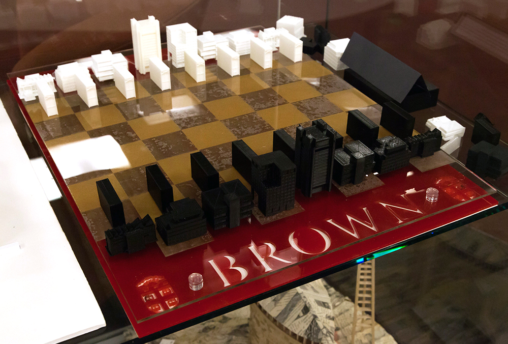 Brown University buildings chess board